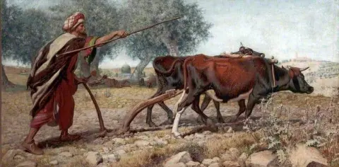 Pløying av Sions fjell Jerusalem 1863