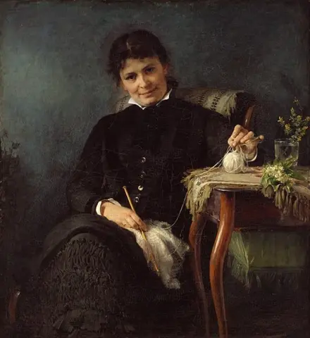 安娜·西坎普夫人艺术家 S 妹妹 1882