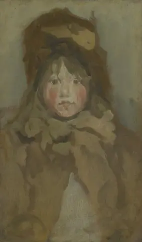 פורטרט של ילד בערך 1885-1895