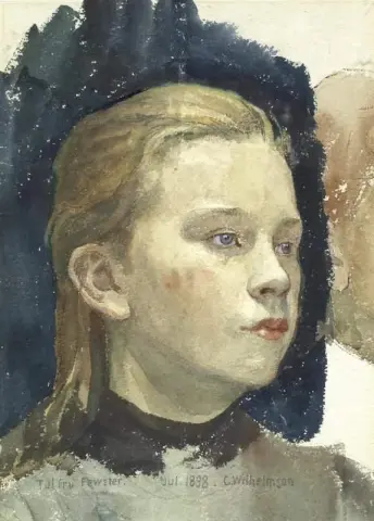Nuoren tytön muotokuva 1898