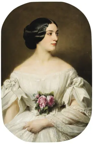 Renouard De Bussiere Nee Clementine De Boubers 夫人的假定肖像 1854 年
