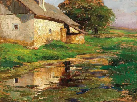 Am Tumpel Hinterm Haus ca 1902