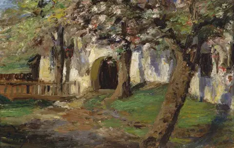 Bluhende Apfelbaume