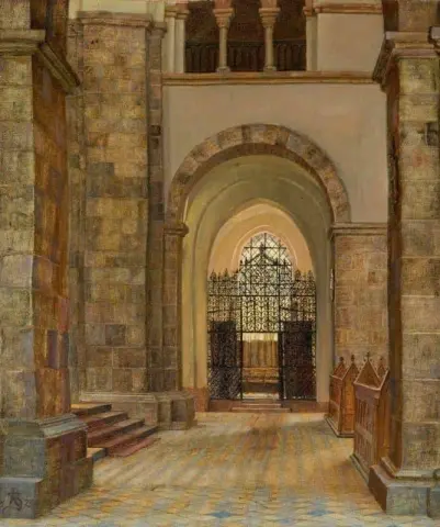 Fra Ribe Domkirke。和 Af Kapellerne 1875