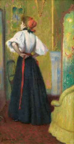 照镜子 1895