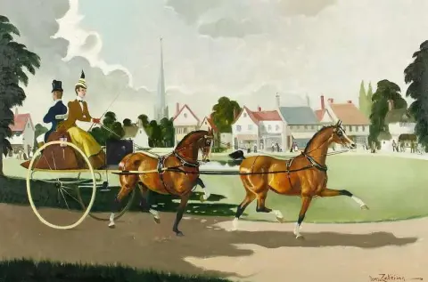 A Carriage Ride Through The Village