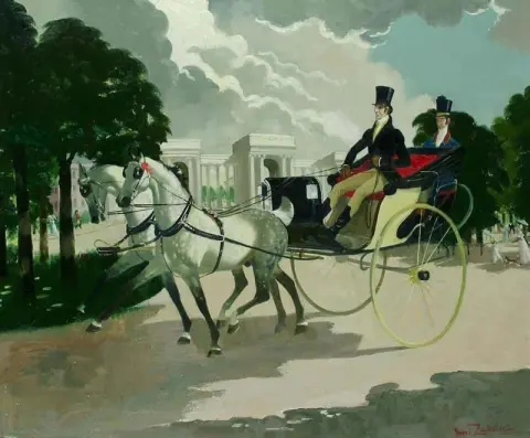 Horse And Carriage At Hyde Park Corner