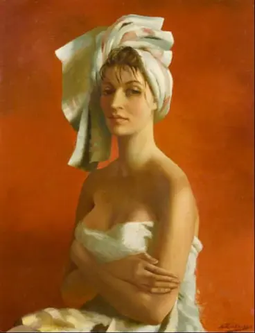 Portrait Of A Bathed Lady