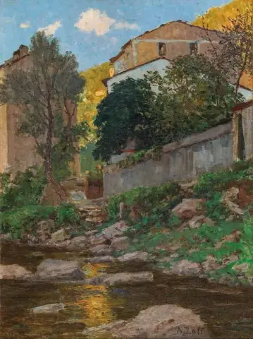 Motiv Aus Dem Tale Von Camogli Riviera Di Levante