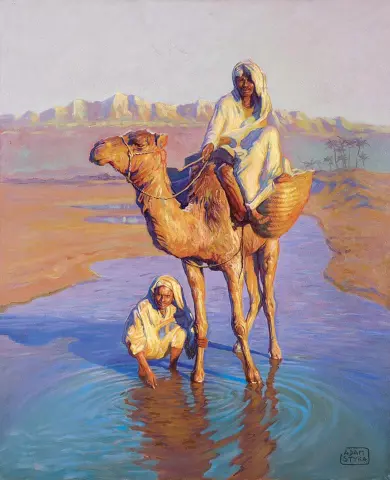 "A Polish Artist at the Watering Place - 1930"