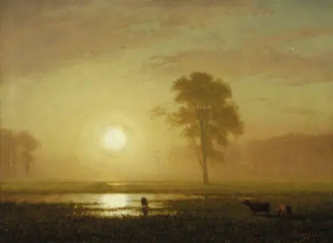Sunset On The Plains 1887