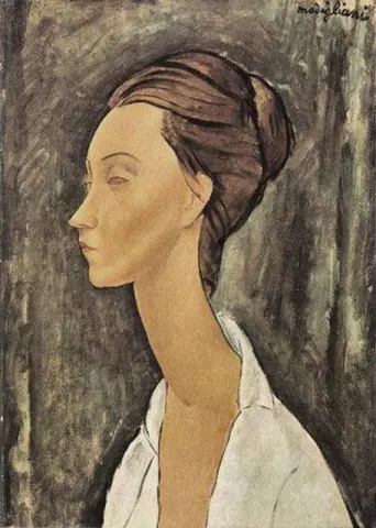 Портрет Луни Чеховской, 1919 год.