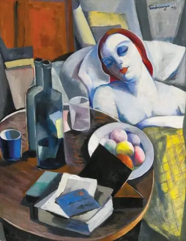 "Model in interieur - 1931"