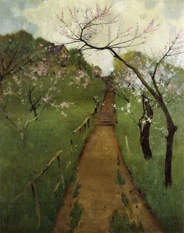 "Dow Spring Landscape - 1892