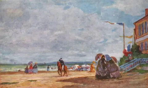 Trouville beach - 1863