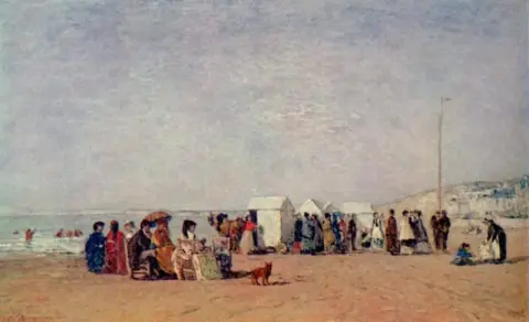 Trouville beach - 1868
