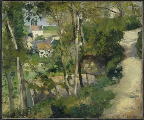 A escalada, Rue de la Côte-du-Jalet, Pontoise, 1875