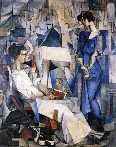 Portrait Of Two Women - 1914