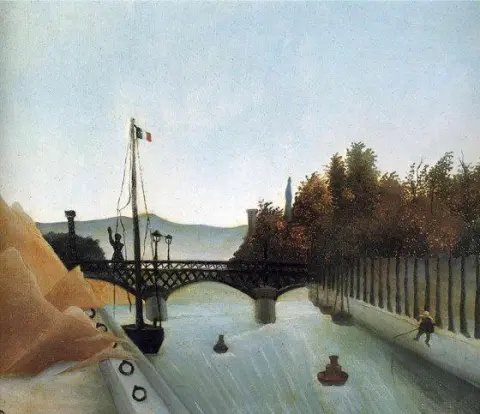 puente peatonal en Passy
