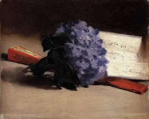 スミレの花束、1872年