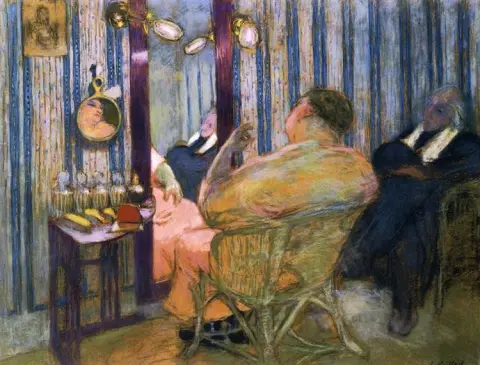 Sacha Guitry en su camerino 1912