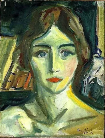 Μελέτη πορτραίτου Birgit Prestoe 1924