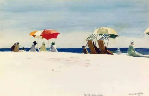 Gloucester Beach Bass Rocks 1924