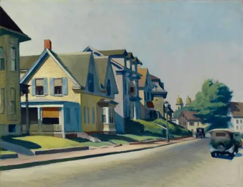 Sun On Prospect Street - Gloucester Massachusetts (1934)