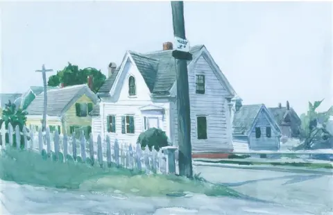 White House With Dormer Windows