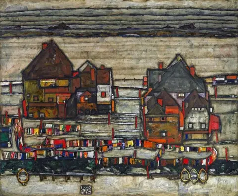 Talot, joissa on pesula (Seeburg), 1914