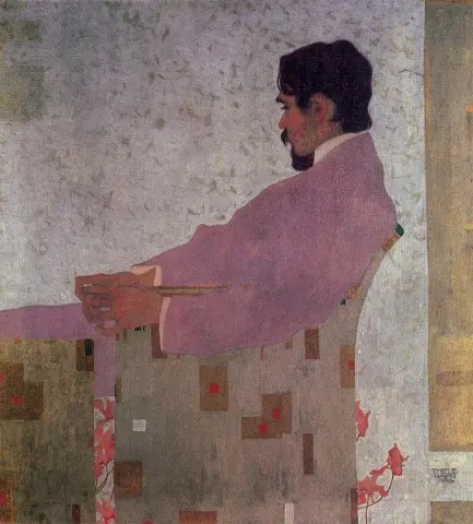 Taidemaalari Anton Peschkan muotokuva - 1909