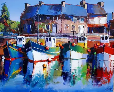 Along The Quay At Painpol