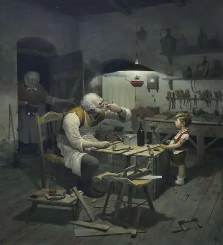 De zorgeloze timmerman