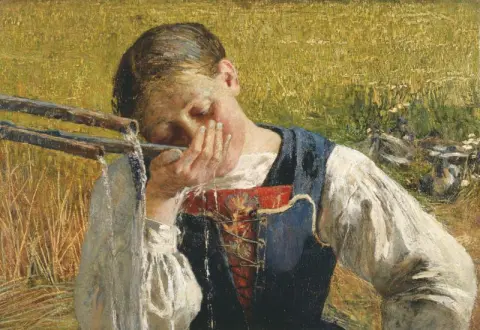 Giovanni Segantini Costume Grigionese