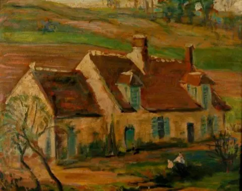 莫雷特附近的农舍，1925 年