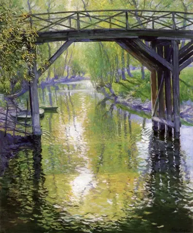 "Den gamle broen - 1910"