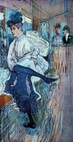 ג'יין רוקדת באפריל 1892