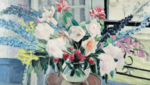 זר דובדבן כחול, 1924