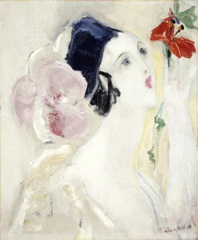 Γυναίκα με παπαρούνα, περίπου 1928