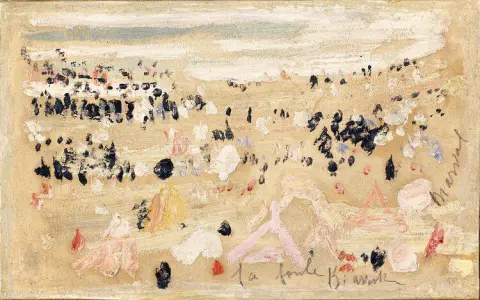Το πλήθος, Μπιαρίτς, 1923