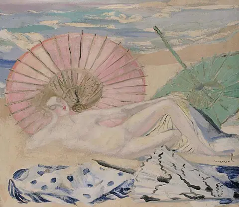 Μια κοιμισμένη λουόμενη, 1924