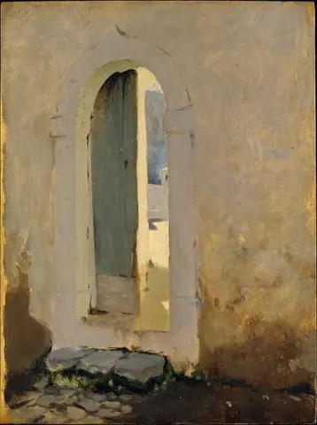 Open Doorway，摩洛哥，c。 1879-80