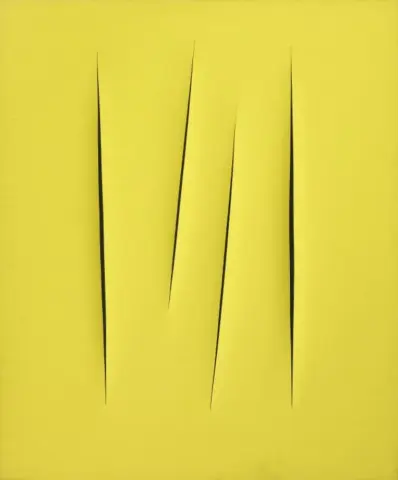 Concetto Spaziale Attese 1965 - أصفر