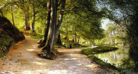 Den Rode Paraply The Red Umbrella 1888