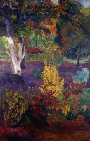 נוף מרקזני עם סוס 1901