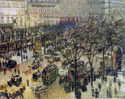 Boulevard des Italians, Manhã, Sol