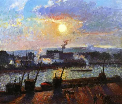 Sonnenuntergang, Rouen