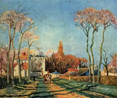 Eingang zum Dorf Voisins