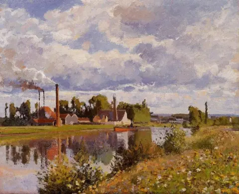 Die Oise bei Pontoise