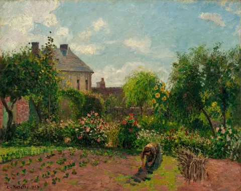 Der Garten des Künstlers in Eragny